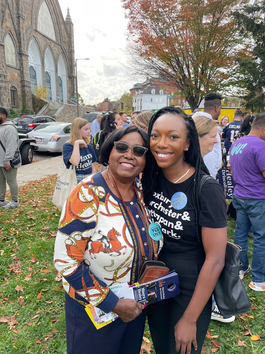 MalaikaLucien's tweet photo. Grandma and Mom knocked four packets this weekend. They also refuse to take their pins off.
GOTV is a family affair. #TeamHealey #bospoli #mapoli https://t.co/sTRVBjmNfi