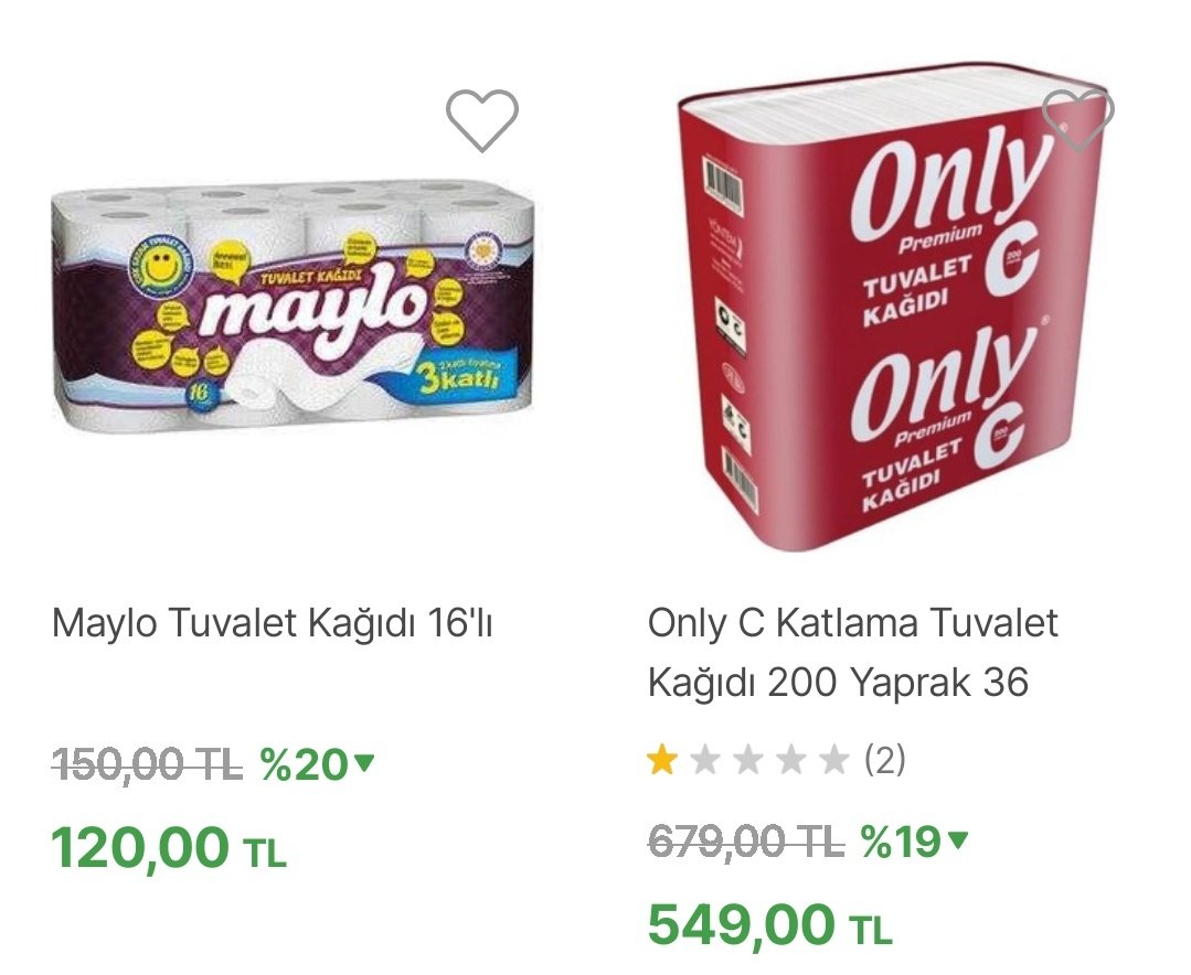 Tuvalet Kağıtlarında indirim fırsatları.

Listem aşağıdaki linktedir.
⬇️
app.hps.im/d7ct/vby7973a

#indirim #fırsat #aytutulması #güzelgünler #kırmızıalarm