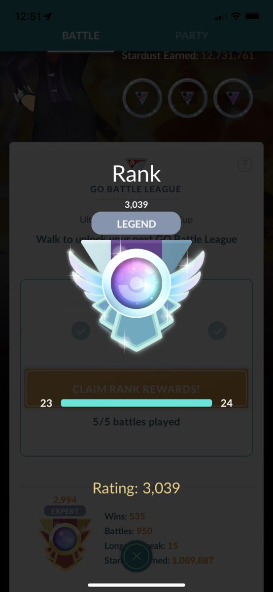Doughmake_'s tweet photo. Didn’t think this would happen today after I dropped 250 points just after midnight, but went 21-4 after switching to this team. https://t.co/SSPmW0zZwn
