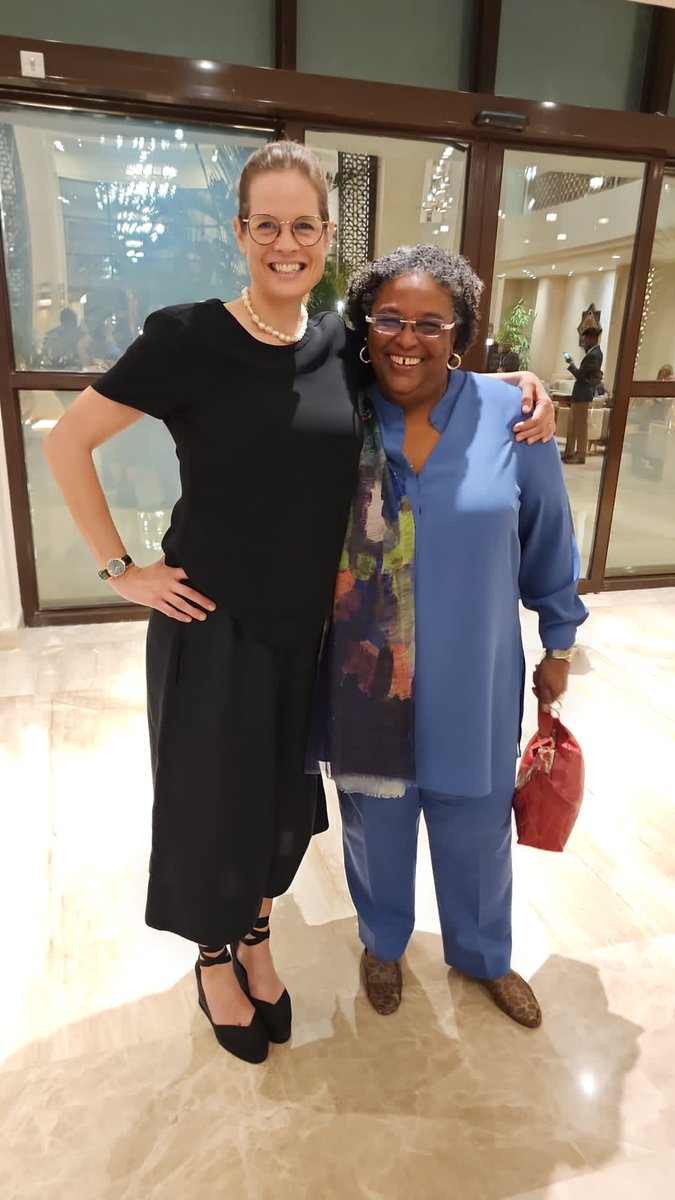 Kicking off #COP27 by discussing #BridgetownInitiative #LossAndDamage with inspirational <a href="/miaamormottley/">Mia Amor Mottley</a> Working to deliver urgent real world solutions to #CostOfLivingCrisis #ClimateCrisis #DebtCrisis Global problems require global remedies &amp; support for local communities