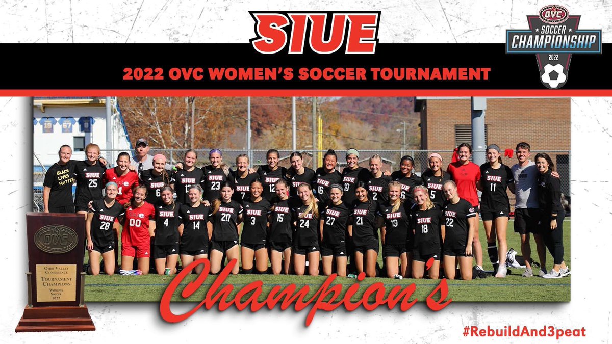 Congratulations <a href="/SIUEWSoccer/">SIUE Women's Soccer</a>