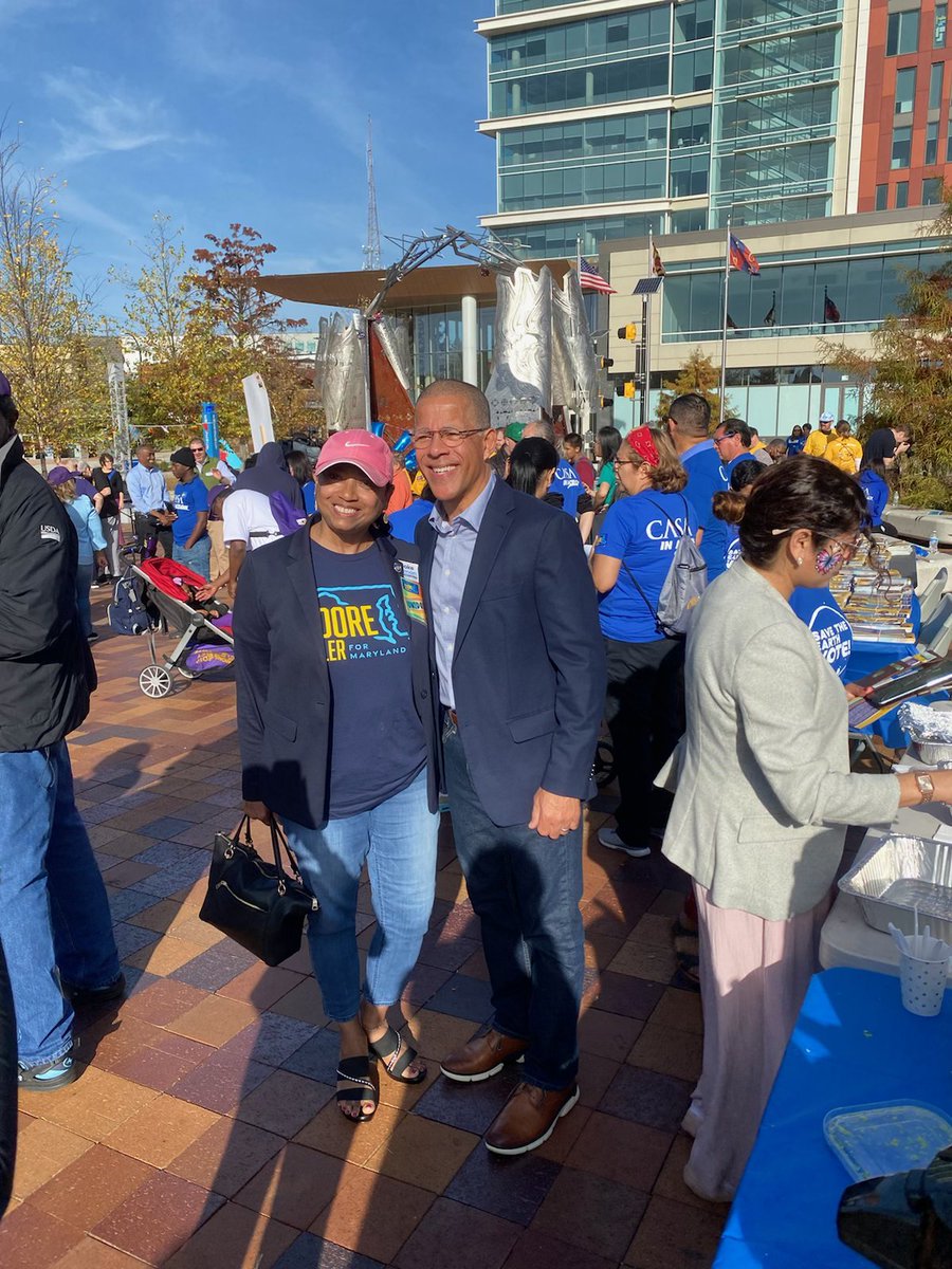 Election Day is Tuesday! Maryland is fired up for #AllBlueIn22 and thanks to volunteers from @casaforall, we’re ready to elect Democrats up and down the ballot. Joining @iamwesmoore, @arunamiller, and @brookeelierman to get out the vote, you can feel the energy. Vote!
