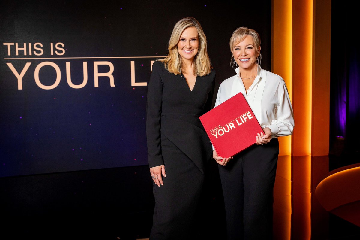 Tonight, the fabulous Rebecca Gibney #thisisyourlife <a href="/Channel7/">Channel 7</a>