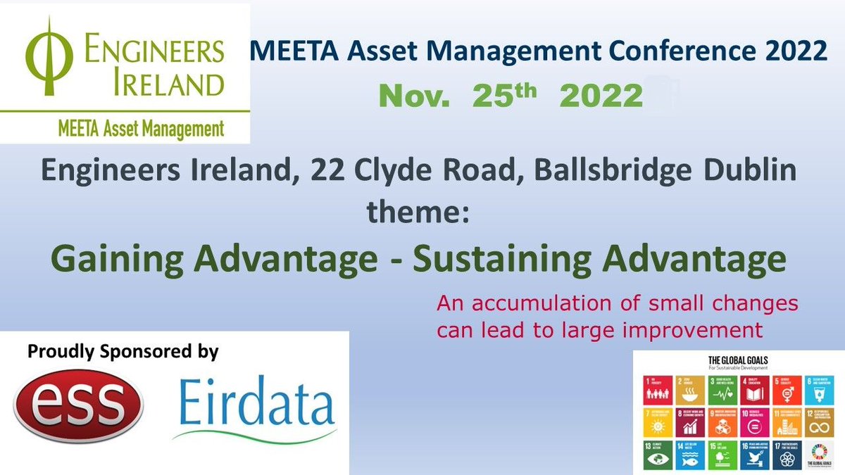 There's less than 3 weeks to go to the MEETA conference. Book your tickets at engineersireland.ie/Events/event/8…