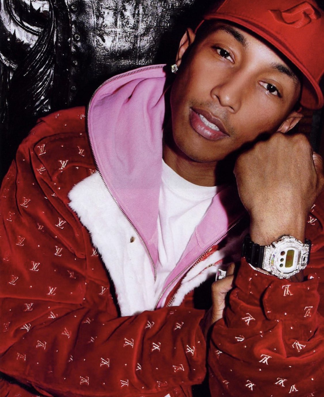 Outlander Magazine on X: Pharrell for Louis Vuitton (2008)   / X