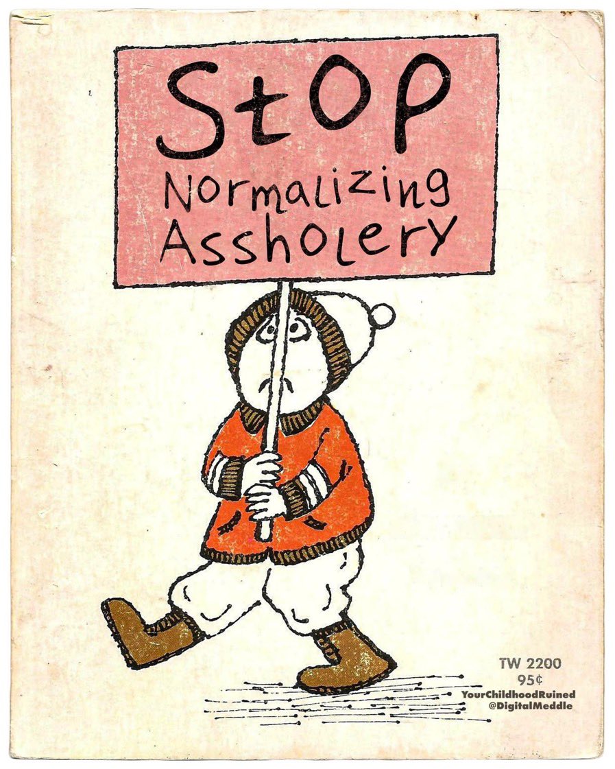 shaacke's tweet image. It’s not OK to be a bully. Ever. Duh.  Buy yet… we see and hear this silly name-calling and posturing and lying and bullying with these politicians daily. Too many of us are getting desensitized. 🙄