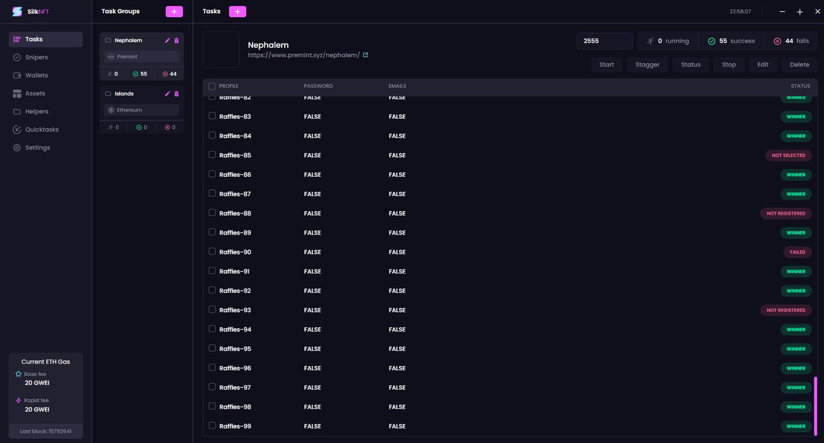 Our first Premint Raffle is now live!

Enter to win one of (2) Lifetime Passes. 

Best of all it's totally FREE!

premint.xyz/SilkNFT-Free-L…