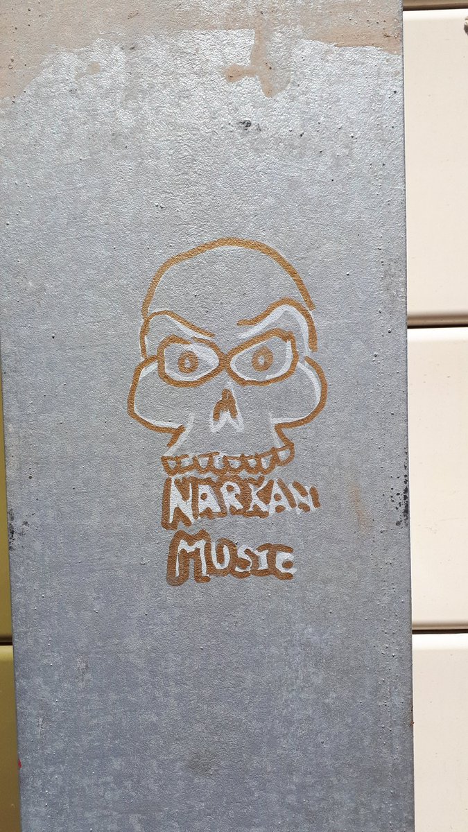 💀
Narkan
Music
#graffiti #art spotted in #Kitchener