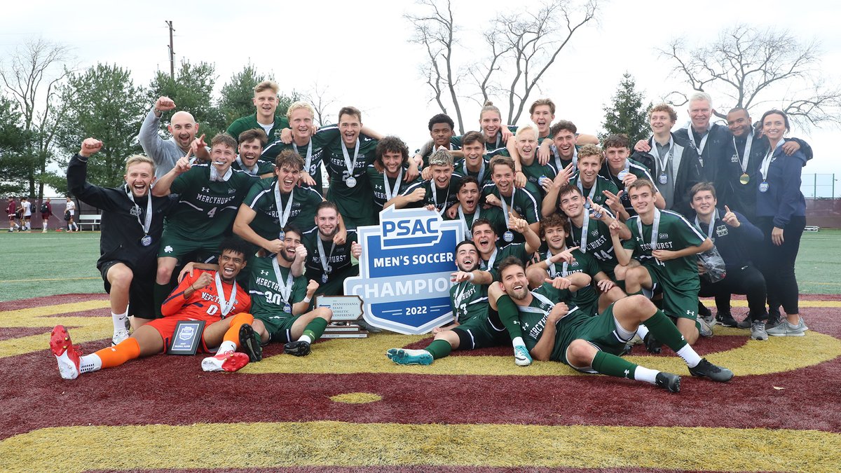 PSACsports's tweet photo. MSOC: @HurstAthletics takes down @GoBUHuskies, 1-0 in the 2022 #PSACMSOC Championship Match! Congrats to Mercyhurst on their first conference title since 2016!

#PSACProud
🔗- https://t.co/1KFI4IIiUp https://t.co/PUgteCrxEe