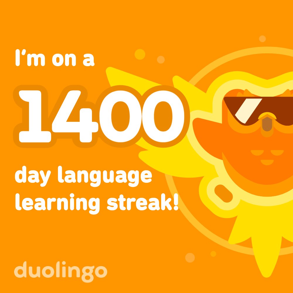 Learn a language with me for free! Duolingo is fun, and proven to work. Here’s my invite link: invite.duolingo.com/BDHTZTB5CWWKS7…