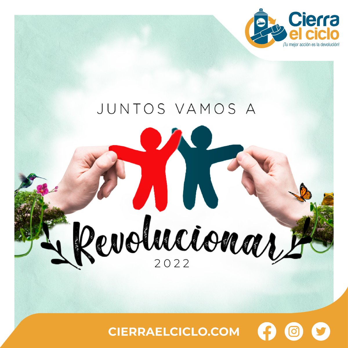 La iniciativa Juntos Vamos a ReVolucionar es una acción conjunta para concienciar sobre la importancia de separar los residuos posconsumo, que se llevará a cabo en los centros comerciales y te invitamos para que  lleves los residuos que has separado con tanta dedicación y esmero.