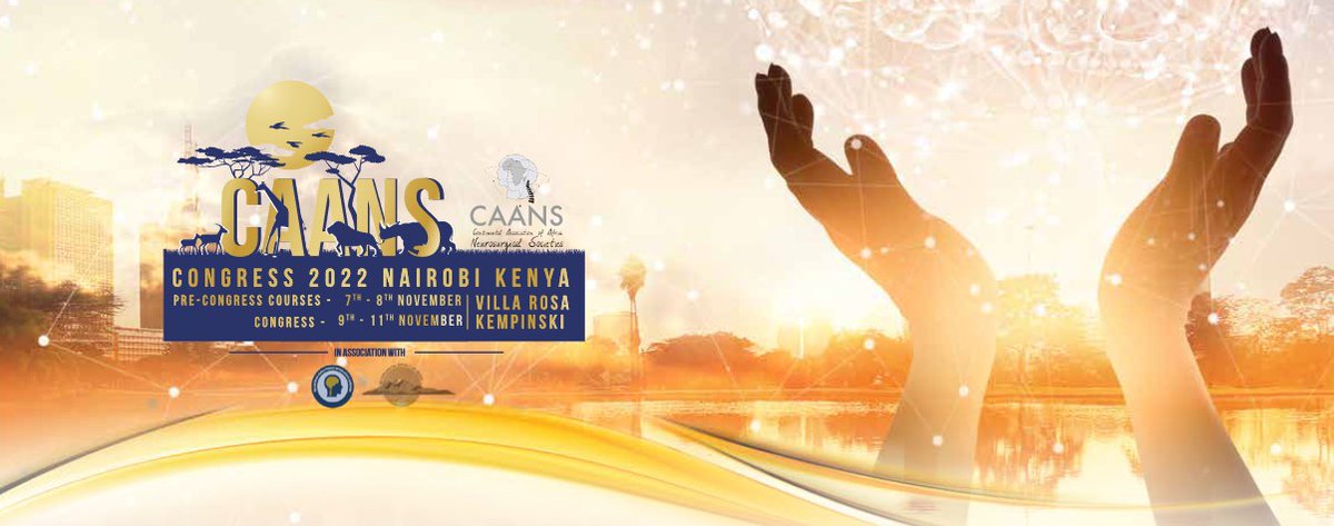 caans2022's tweet photo. The 4th Continental Association of African Neurological Societies (CAANS) Congress 2022 starts today! Meet the best minds in neurosurgery as you enjoy Kenyan hospitality #caans2022 https://t.co/HNqKr6GX5v