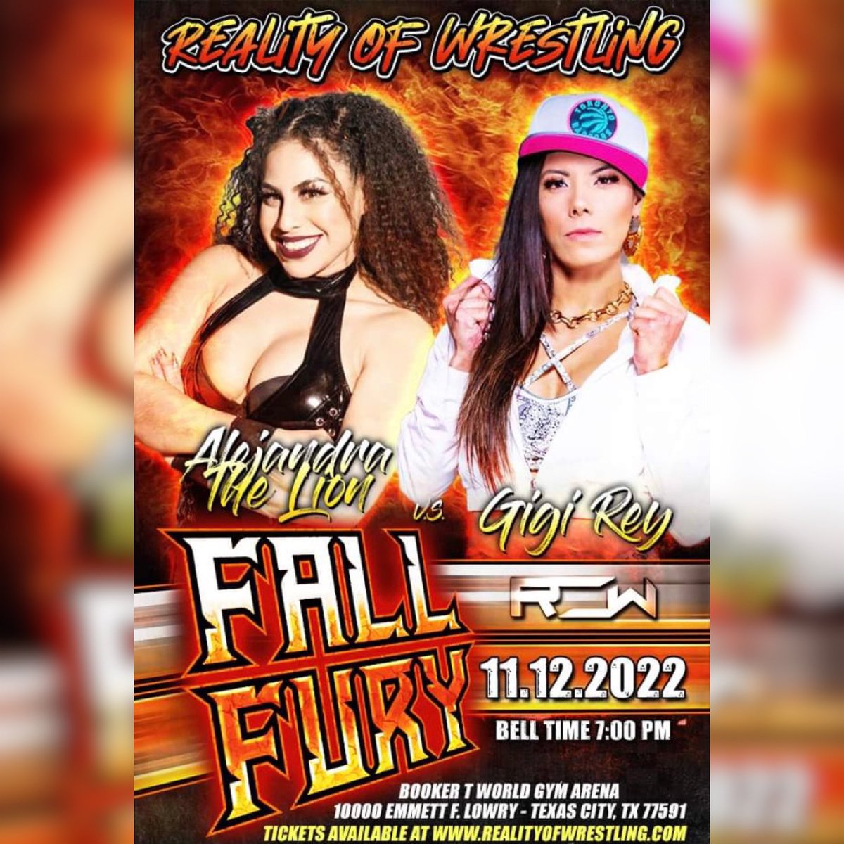 TheOfficialROW's tweet photo. ‼️ This Saturday / Texas City ‼️
@Ale_TheLion makes her ROW Debut this Saturday to face @gigiwrestling at #FallFury at the World Gym Arena in Texas City!
10000 Emmett F Lowry Expy
Texas City, Tx 77591
🎫 PICK YOUR SEATS 🎫
https://t.co/Q4UTB4gQDJ https://t.co/RyT9j7snPt