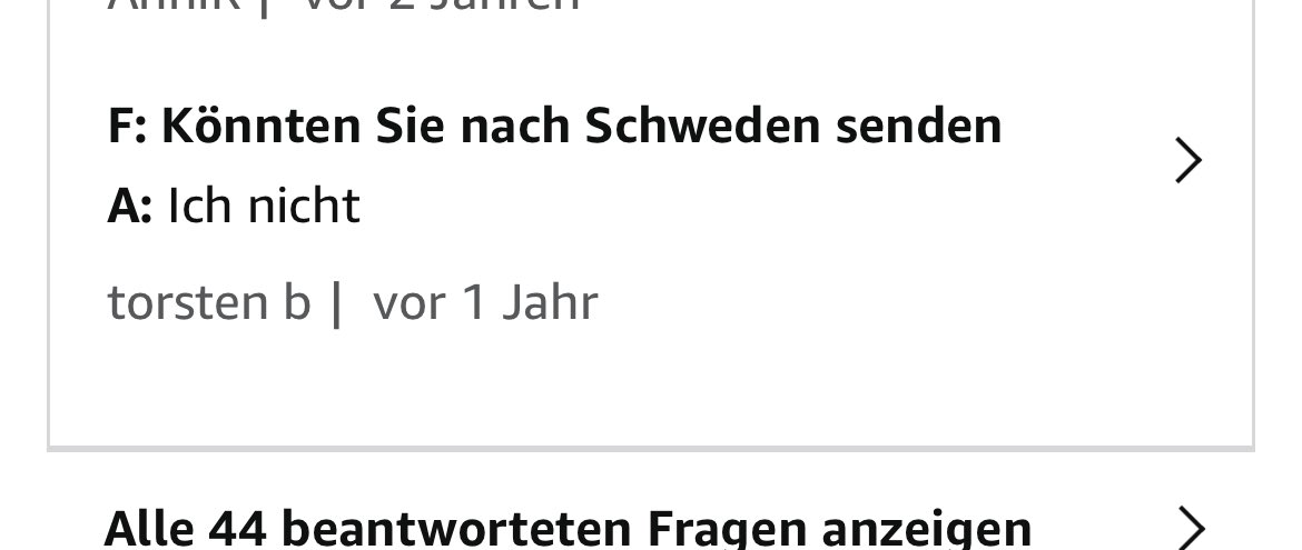 Ich liebe die Fragefunktion von ⁦<a href="/amazonDE/">Amazon.de</a>⁩! 😂