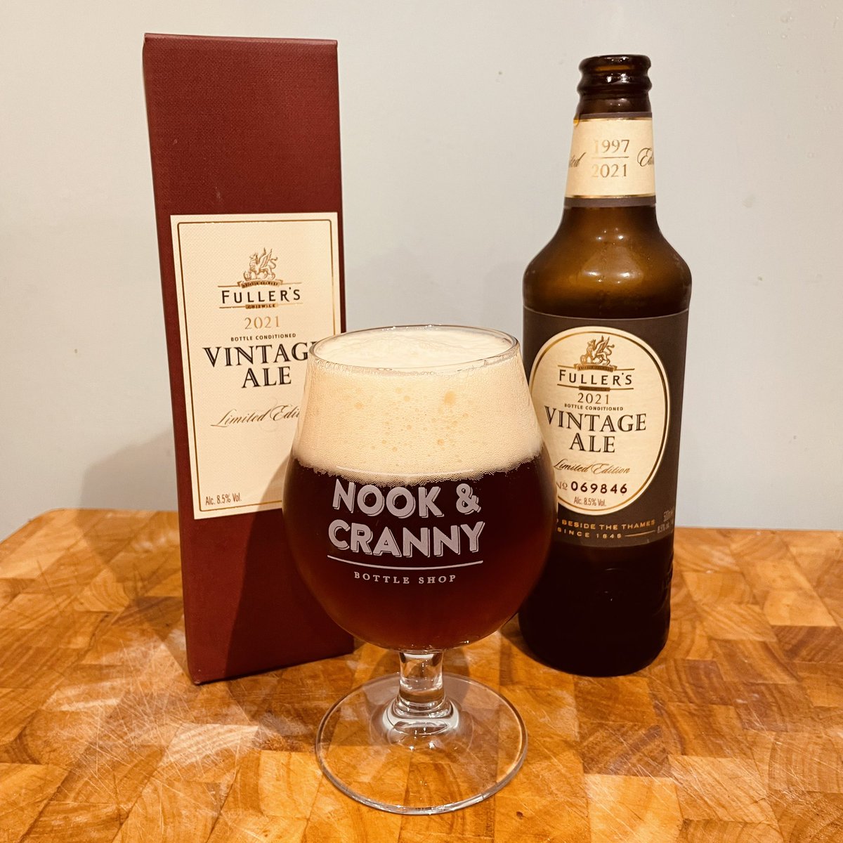 GammonBaron's tweet photo. @BeerOClockShow @FullersBrewery 2021 #BlameSteve #CellarSunday https://t.co/2iOwIlmyxu