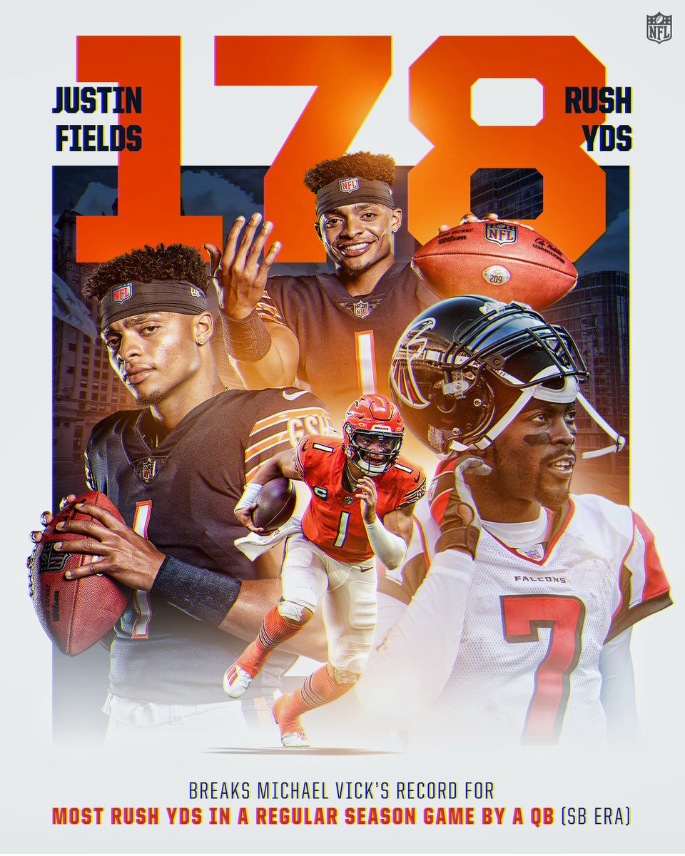 .<a href="/justnfields/">Justin Fields</a> ran right into the history books today. 🐻⬇️