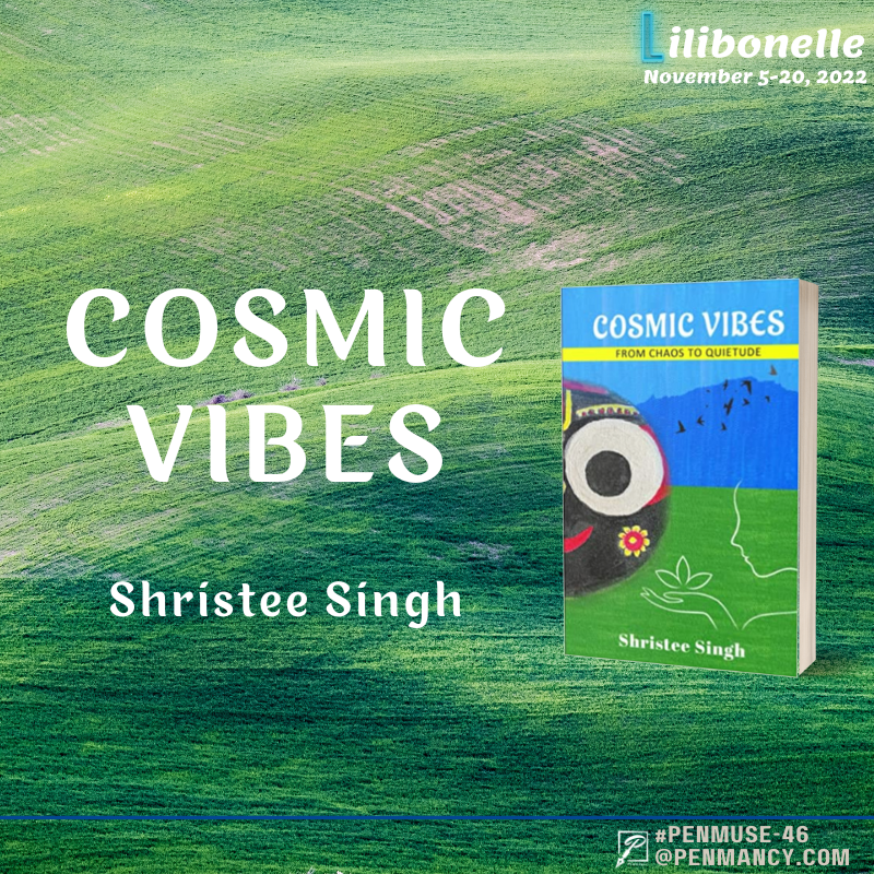 penmancy's tweet photo. #GiveawayAlert!!
Enter your #poem for #PenMuse-46 and three #winners get a chance at winning "Cosmic Vibes" by Shristee Singh.
HURRY!
Tag your friends who may like to participate.
#writingprompt: https://t.co/dZb0VjpfOZ
#writingcommunity #amwriting #writingpoetry https://t.co/l7r0xpUJwx