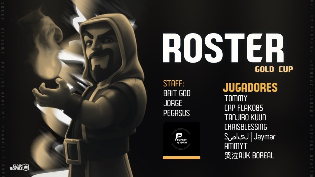 Pushers Academy (@pushers_academy) on Twitter photo #CR | ROSTER 👤
Les presentamos el roster que nos estará representando en la nueva edición de la <a href="/GoldCupGG/">Gold Cup Gaming</a>.
🇳🇮| @Tommy_21_
🇳🇮| <a href="/solo_sigo_gays/">Miguel Hernandez</a>
🇳🇮| <a href="/Nixon82b/">David Membreño</a>
🇳🇮| <a href="/Nat_OG11/">Leo</a>
🇳🇮| <a href="/Sael_CR/">Sael</a>
🇳🇮| <a href="/LaurentEliasGa1/">Laurent Elias Garcia</a>
🇳🇮| <a href="/Jonny_AlS/">Jonny</a>
¡Buscaremos alzar el título por primera vez!
#GOAT𓃵 #CR | ROSTER 👤
Les presentamos el roster que nos estará representando en la nueva edición de la <a href="/GoldCupGG/">Gold Cup Gaming</a>.
🇳🇮| @Tommy_21_
🇳🇮| <a href="/solo_sigo_gays/">Miguel Hernandez</a>
🇳🇮| <a href="/Nixon82b/">David Membreño</a>
🇳🇮| <a href="/Nat_OG11/">Leo</a>
🇳🇮| <a href="/Sael_CR/">Sael</a>
🇳🇮| <a href="/LaurentEliasGa1/">Laurent Elias Garcia</a>
🇳🇮| <a href="/Jonny_AlS/">Jonny</a>
¡Buscaremos alzar el título por primera vez!
#GOAT𓃵