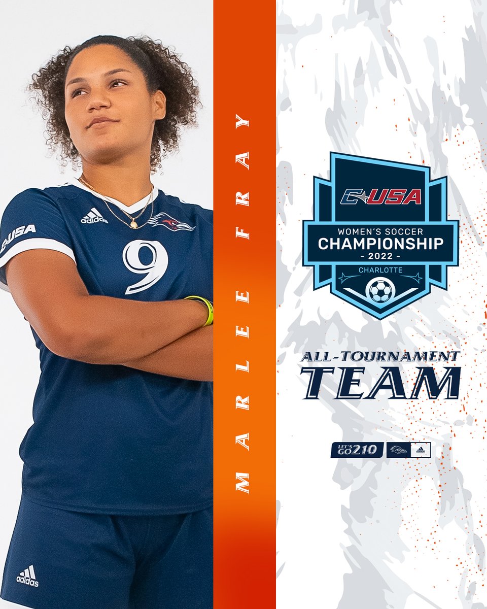 UTSAWSOC's tweet photo. We are so proud of these Roadrunners for earning postseason awards! 👏

Defensive MVP - Kendall Kloza, Offensive MVP - Anna Sutter, All-Tournament Team - Marlee Fray and Mia Krusinski 🏅🏅🏅🏅

#BirdsUp 🤙 | #UTSADNA | #LetsGo210 https://t.co/x3fDcYm8J9