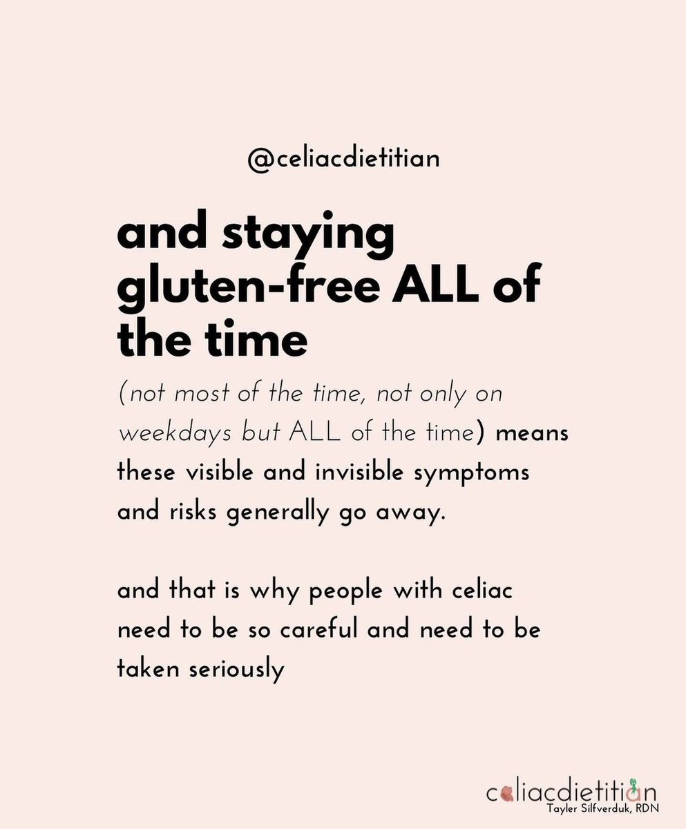 Had to share👏🏻. CD is a long-term serious illness where the immune system attacks itself when gluten is eaten. Visit <a href="/Coeliac_UK/">Coeliac_UK</a> to understand and support. 

When people take the time to understand, that’s the kind of inclusion I love to see. #coeliacdisease #inclusionmatters