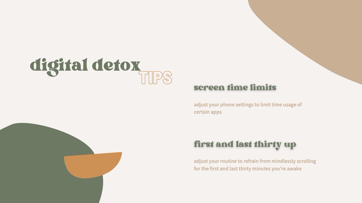 UnplugMason's tweet photo. Did you know?

65% of Americans believe detoxing digitally is good for one's mental health but only 28% have tried it!

Don't know how to start your #DigitalDetox? Here are a couple tips.

#UnplugMason #DDFacts #MimsPR https://t.co/bUBb34YLwh