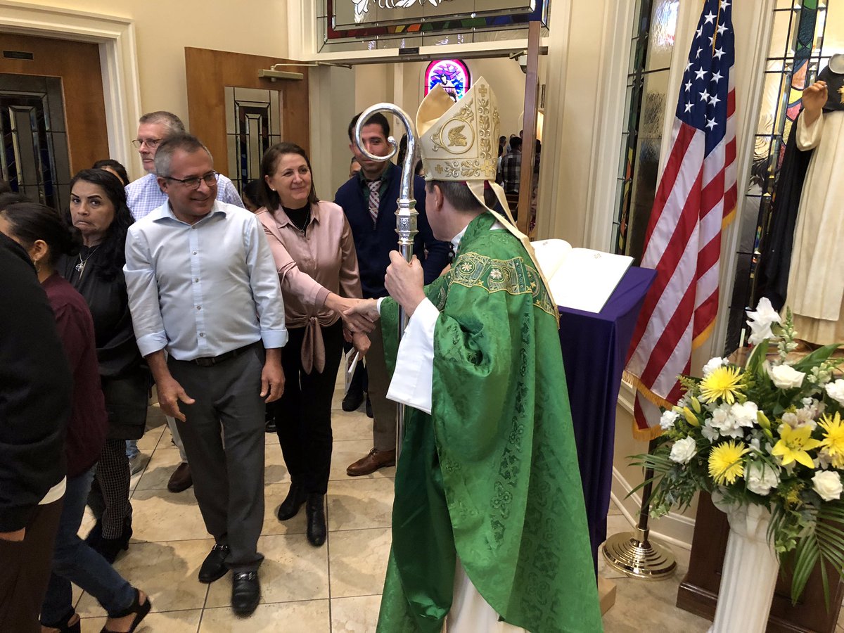 This morning I installed Fr. Gervan as pastor of St. Thomas Aquinas parish in Cookeville. May he always be a loving father to this growing and diverse community!