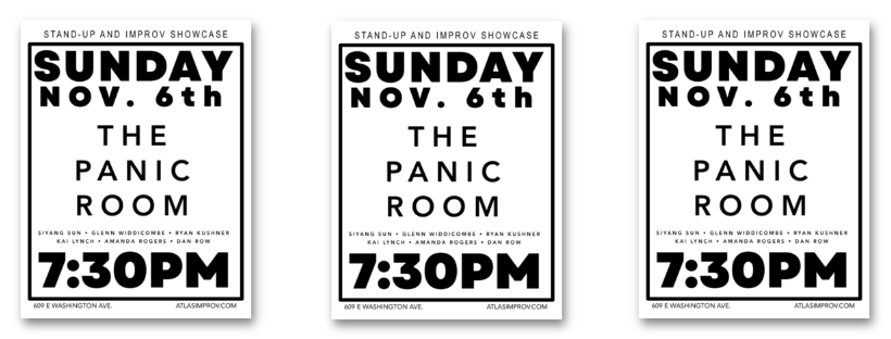 ejwilz's tweet photo. tonight! tickets $8 at the door! @AtlasImprov https://t.co/RrUXeLb2kb