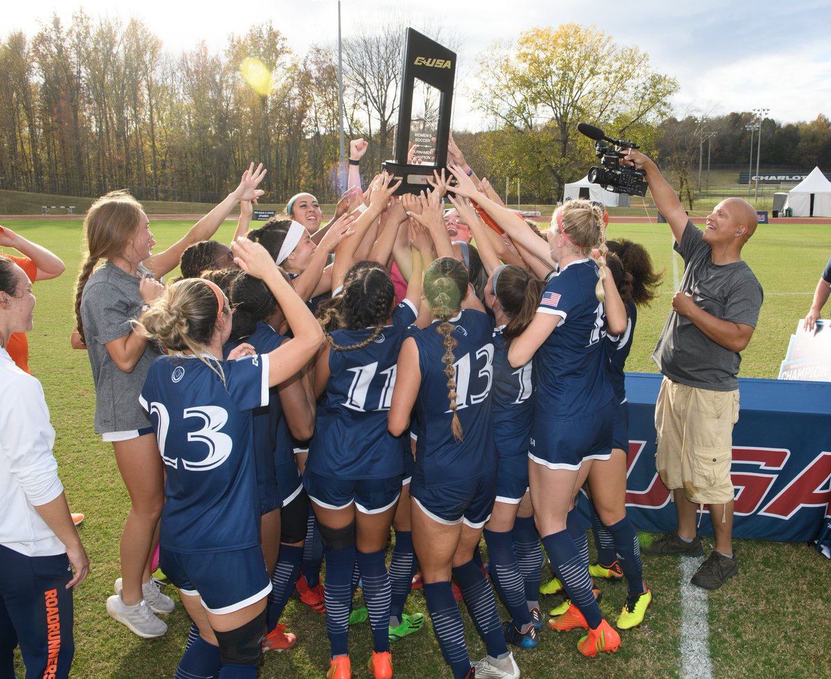 ConferenceUSA's tweet photo. Next stop: @NCAASoccer 👊 https://t.co/uD7RC5GRGn