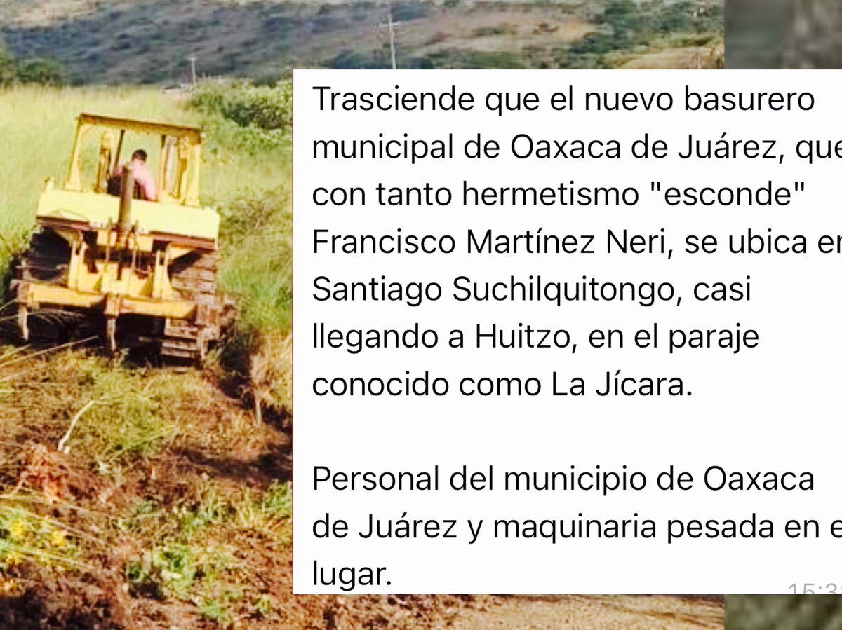 ¿NUEVO LUGAR PARA BASURA?
A ver si se hace; algunos mpios ya dejaron claro que los de #Oaxaca de Juárez pueden pudrirse en “su basura”🥲
PERO NO DICEN que acá llegan DIARIO más de 300 mil personas de mpios conurbados a vender, trabajar y NO SE LLEVAN SU BASURA 🤡🤡
JÓDANSE ☺️💩🤓