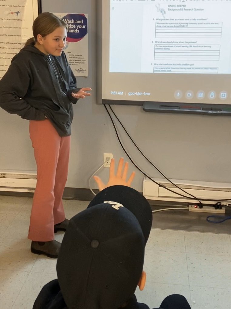What an amazing amazing third session <a href="/stmaryselem/">St Mary's Elementary</a> <a href="/NLESDCA/">NLESD</a> with @MicroResearchNS, @JillianFilliter, <a href="/R_Ricciardelli/">Rose Ricciardelli</a>, Dr. Noni MacDonald and our coaches. I was SO impressed to hear my students debate their questions using the FINER criteria!