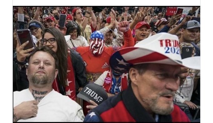 Inbreds for tRump. What else could it be ?   #trumpRally