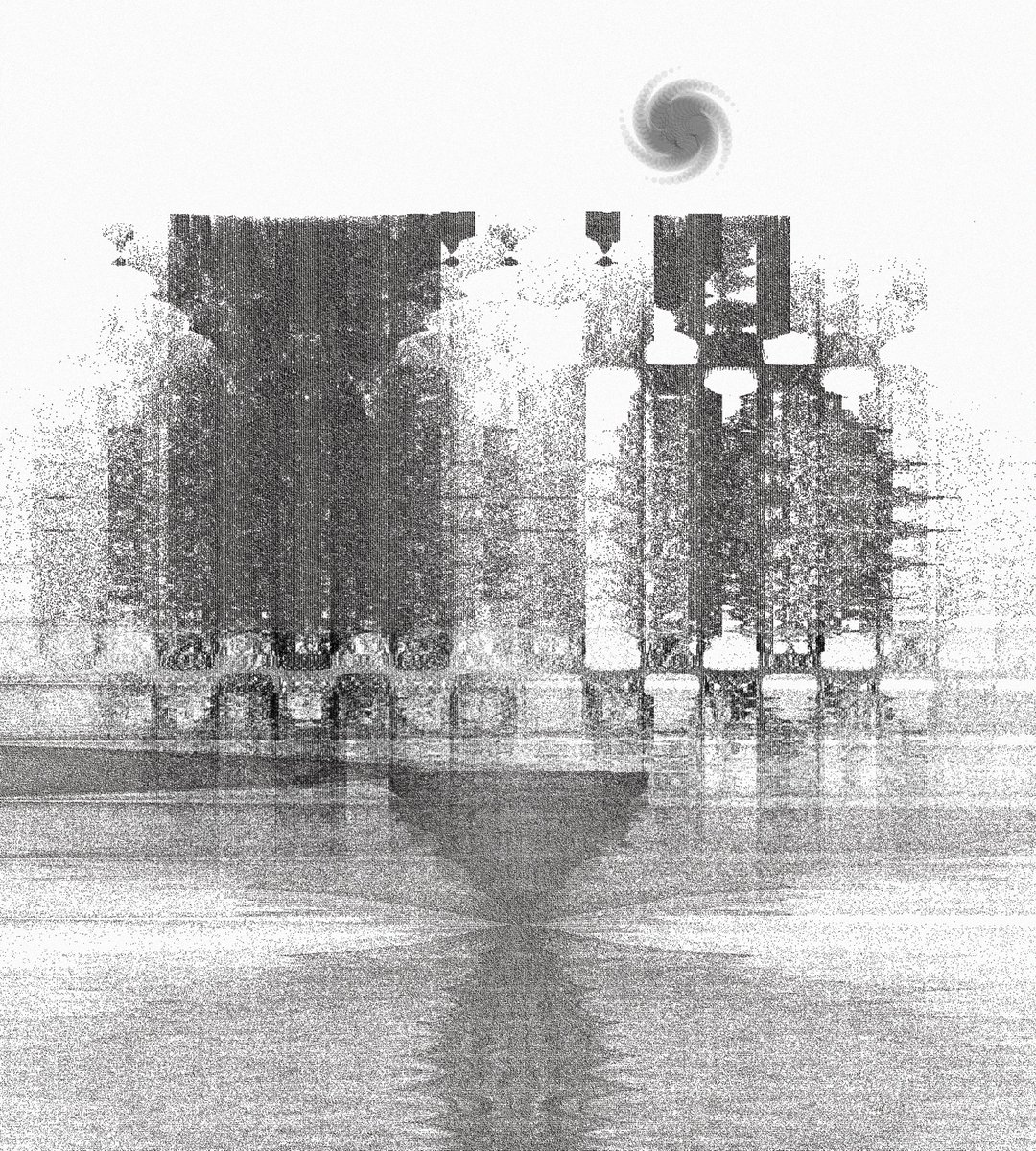seigneurrrr's tweet photo. "Solidão"

About loneliness, places that never existed, but in some way was left behind. 
Structres created with Cellular Automata,
no colors, monochrome.

15 reserves to "Secret Stairways" owners, first come first serve.

100ED 
DA - 33 - 22 - 11
07/11 - 17:30 UTC on @fx_hash_ https://t.co/QojEnpjF2X