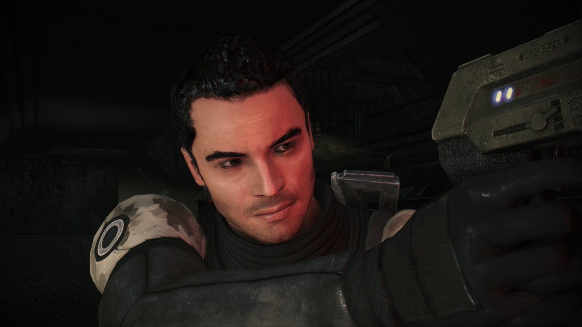 Why so serious, Alenko? It’s not like we’re fighting the geth and this Thorian thing #mele #MassEffectLegendaryEdition #kaidanalenko