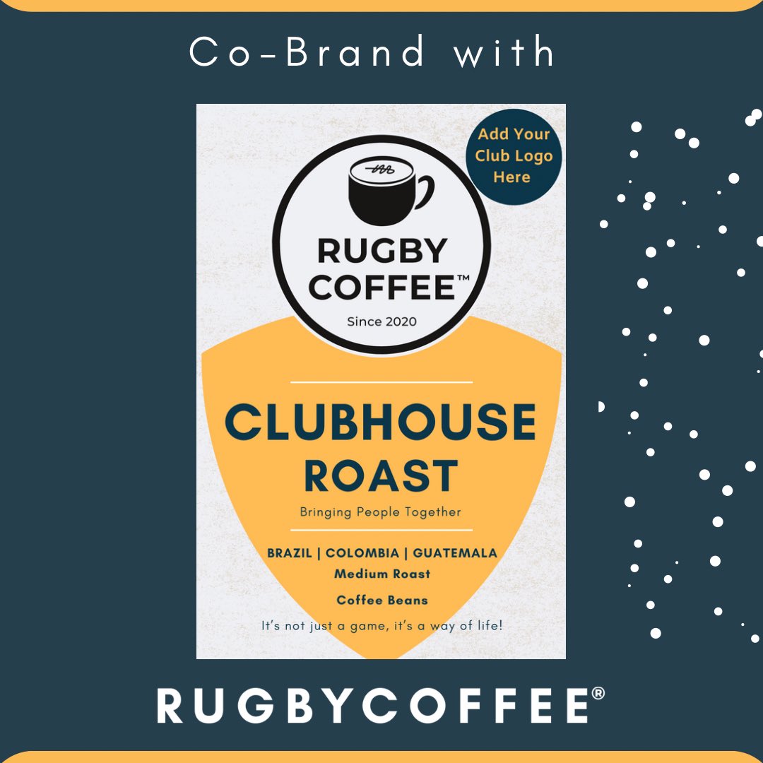 rugbycoffee's tweet photo. Co-brand with us at RUGBYCOFFEE!
Your club, school, university, team or organisation can create great Co-Branded premium coffees as gifts or to sell for fundraising!
Get in contact if interested! coffeelovers@rugbycoffee.com
#cobranding #cobrandedcoffee #coffeeclub #clubcoffee https://t.co/alDkXyRjSz