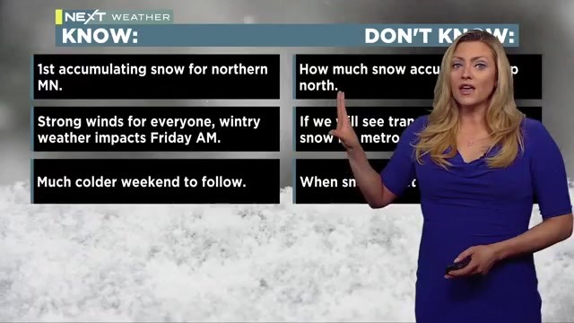 RT @WCCO: Start preparing yourself for possible widespread snow showers late this week. | https://t.co/952QJGAUMk https://t.co/LcB9OhqIKy