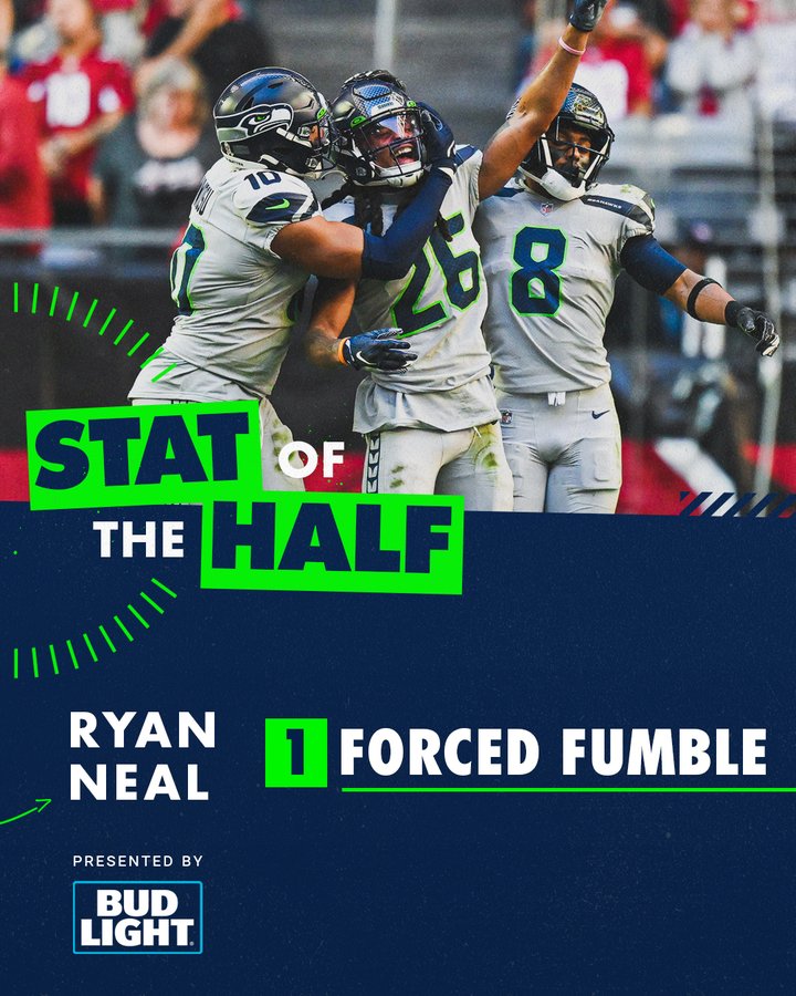 Ryan Neal: 1 forced fumble