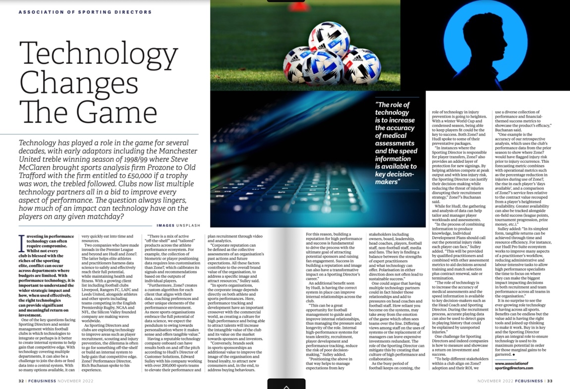 Association of Sporting Directors (@asd_sportdir) on Twitter photo "Technology Changes The Game" - check out our new article within <a href="/fcbusiness/">fcbusiness Magazine</a> feat <a href="/edsulley/">Edward Sulley</a> <a href="/HudlAnalysis/">Hudl Analysis</a> & Rich Buchanan <a href="/Zone7ai/">Zone7</a> (p32-33)
cloud.3dissue.com/6374/7271/1313… "Technology Changes The Game" - check out our new article within <a href="/fcbusiness/">fcbusiness Magazine</a> feat <a href="/edsulley/">Edward Sulley</a> <a href="/HudlAnalysis/">Hudl Analysis</a> & Rich Buchanan <a href="/Zone7ai/">Zone7</a> (p32-33)
cloud.3dissue.com/6374/7271/1313…