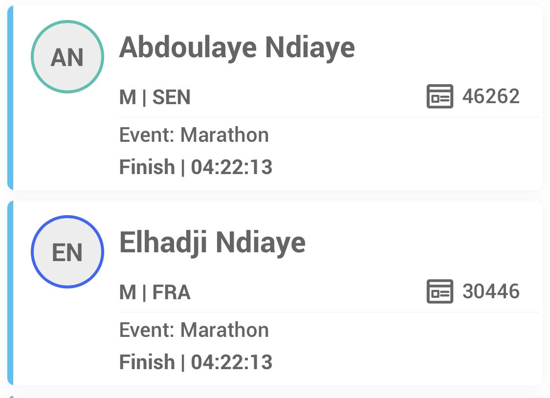 ndiayerun's tweet photo. The conditions were tough 😅 , but we did it and finished in 4:22:13.
@nycmarathon is so much fun 🎉! https://t.co/kmSucXBudo