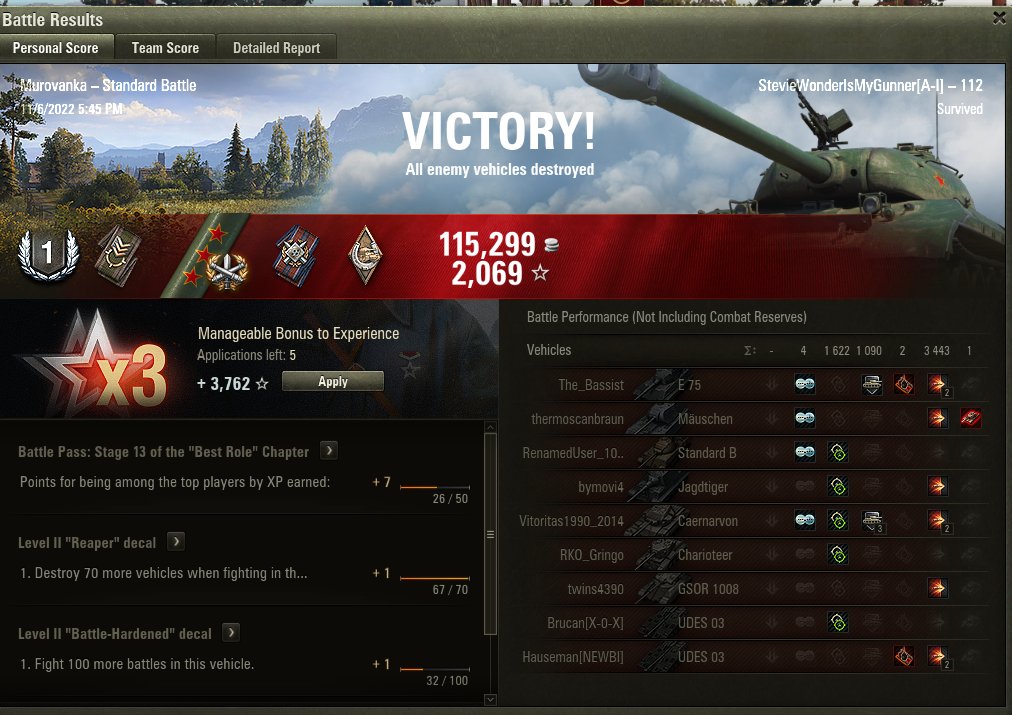 Kubeeko's tweet photo. As a mid world of tanks player: IT'S OVER LET'S FUCKING GOOOO MY FIRST 3 MARK SINCE I CAME BACK TO WOT AND I COULDNT HAVE DONE IT WITHOUT CIRCY WERKY https://t.co/TIXe4WC3kH