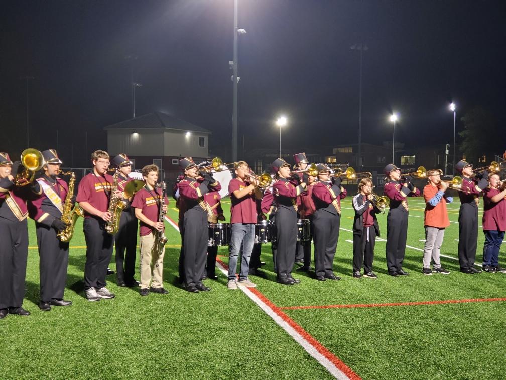 PoquosonSchools's tweet photo. PMS band members got a taste of what it's like to be in the high school marching band at last Friday's football game. They did a GREAT job!
#PoquosonMS #GrowingPrograms #PCPSBand https://t.co/ezk1lxHJIt