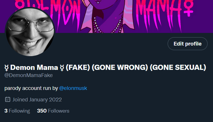 DemonMamaFake's tweet photo. And to prove I mean it, I'm making sure I'm following my own rules. https://t.co/RzOzzf7Pj7