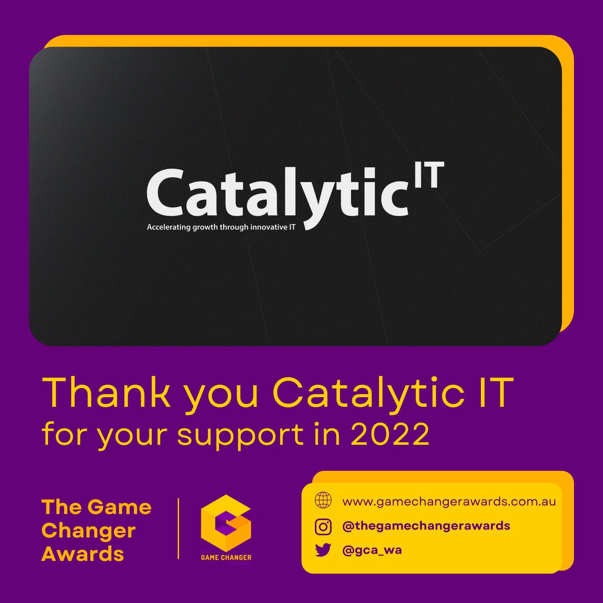 The Game Changer Awards tweet media