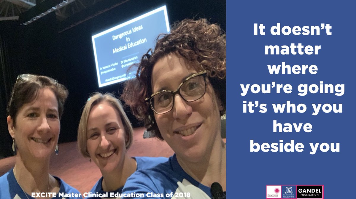 Dr Bec Szabo (@inquisitivegyn) on Twitter photo Looking forward to sharing my clinician-educator-researcher journey at the Vic health professions education research showcase.
Couldn’t speak about ‘the journey’ without speaking about those who’ve been on it with me <a href="/anneelizpowell/">Anne Powell</a> <a href="/carpediemendo/">carpediemendo</a>
<a href="/EXCITE_UOM/">EXCITE</a> & beyond #MedEd Looking forward to sharing my clinician-educator-researcher journey at the Vic health professions education research showcase.
Couldn’t speak about ‘the journey’ without speaking about those who’ve been on it with me <a href="/anneelizpowell/">Anne Powell</a> <a href="/carpediemendo/">carpediemendo</a>
<a href="/EXCITE_UOM/">EXCITE</a> & beyond #MedEd