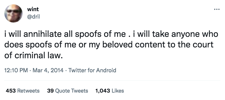 Rapidly approaching the Elon/Dril singularity