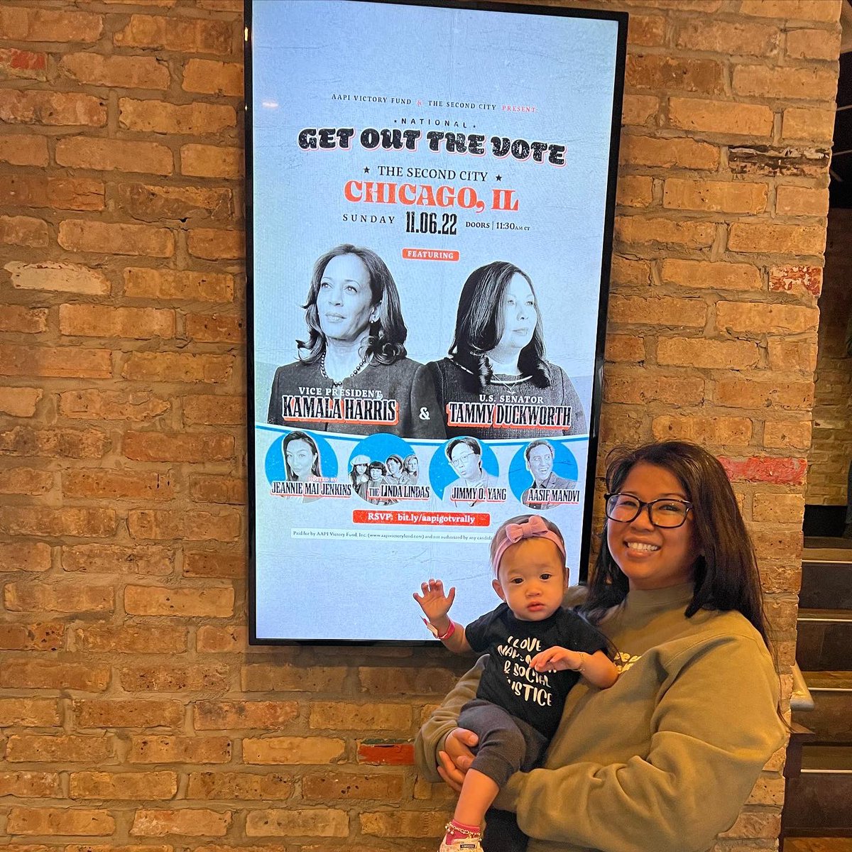 Sunisa’s first @AAPIVictoryFund event! We had to be there for this historical event to rally #AAPI voters! What a powerhouse program from @vp @tammyforil @thejeanniemai @thelindalindas @nguyen_amanda 🥰🥰🥰 #aapirepresentation #representationmatters