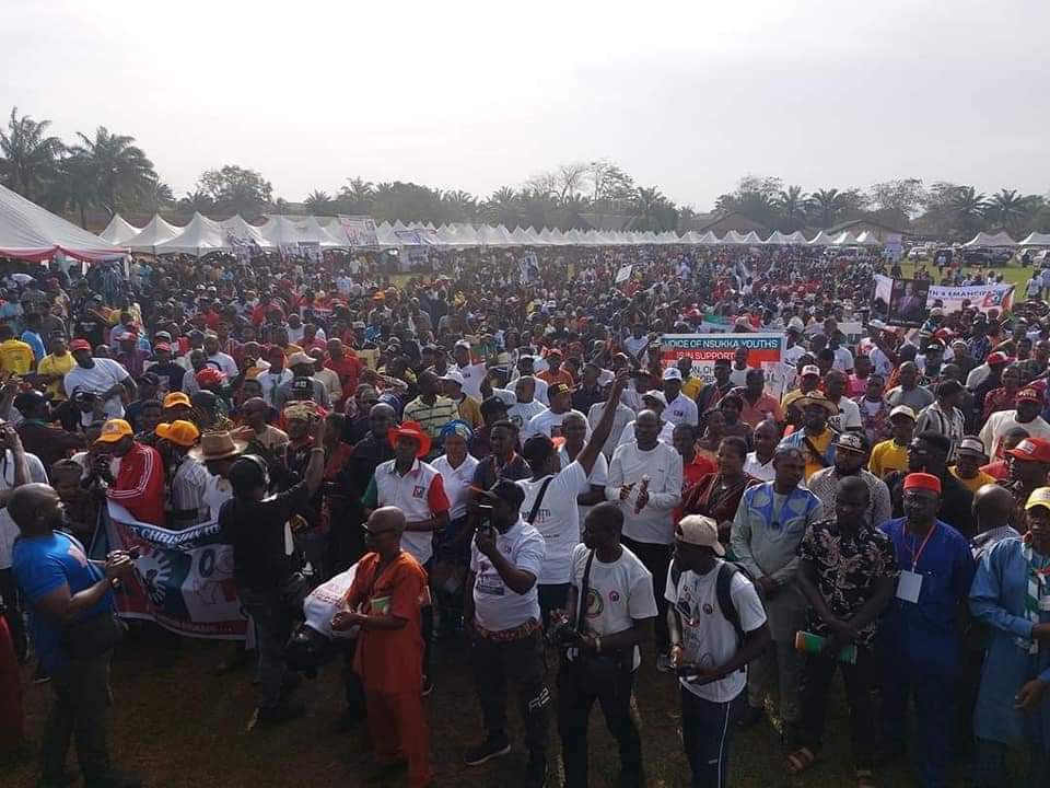 edeoga_chijioke's tweet photo. Vox Populi, Vox Dei.
I want to appreciate the good people of Enugu State, for the massive show of support these past couple of days, during the flag off of the Labour Party Gubernatorial campaign in the three Senatorial zones of the state. https://t.co/Ti4xl8zUYe