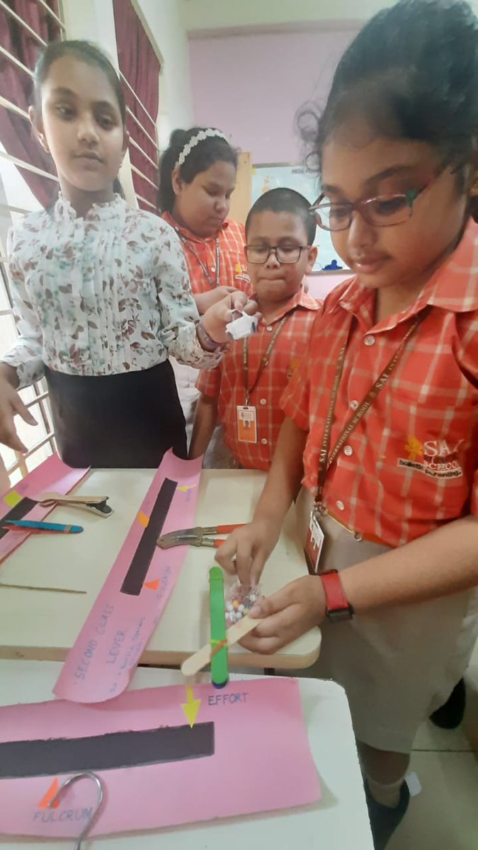 SAI_Edu_In's tweet image. They made beam balance, tweezers, tongs, seesaws, nut crackers, fish rods by using art and craft skills. This insightful session helped them understand how a small rod can move a big piece of a rock.
#Creativityinscience
#Bigtasksmallefforts