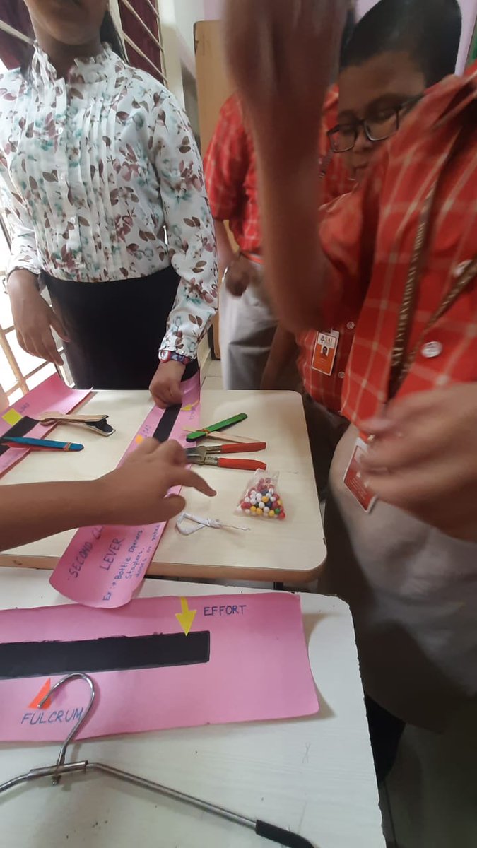 SAI_Edu_In's tweet image. They made beam balance, tweezers, tongs, seesaws, nut crackers, fish rods by using art and craft skills. This insightful session helped them understand how a small rod can move a big piece of a rock.
#Creativityinscience
#Bigtasksmallefforts