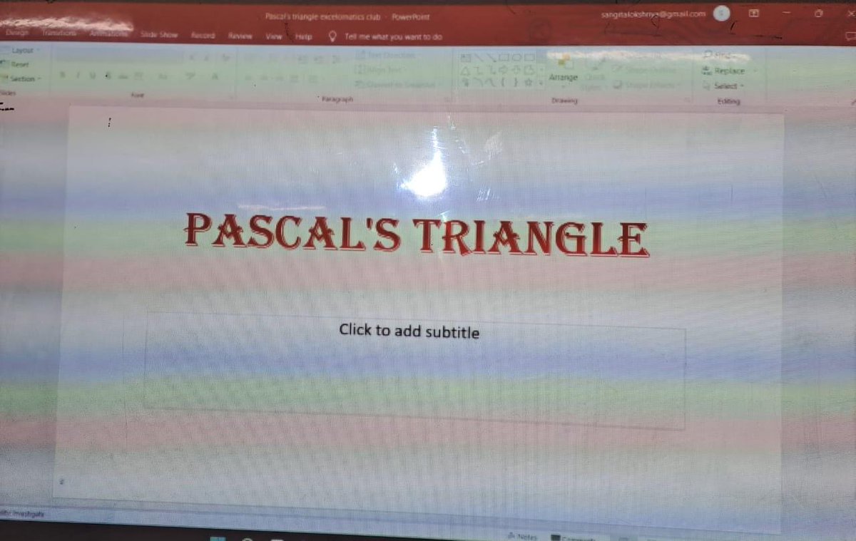 SAI_Edu_In's tweet image. Students of Classes IV-V of the Excelomatics club engaged in learning about the Pascal Triangle &amp;amp; the various patterns related to it.
#weekly club classes
#Excelomaticsclub
#Pascaltriangle