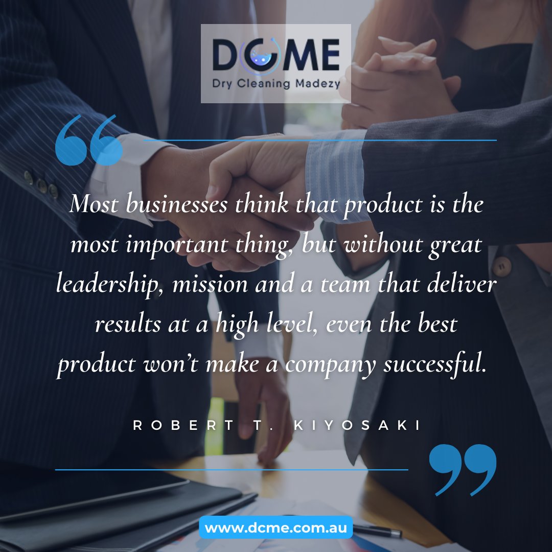 dcmesoftware's tweet image. Leaders have a huge impact on company culture. Effective leadership in business can motivate, promote teamwork, cultivate a sense of greater good, inspire trust, or provide purpose and direction.

#drycleaning #mondayquotes #mondaymotivation #businessquotes #quoteoftheday